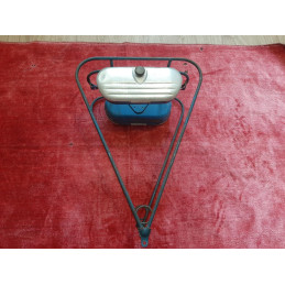 Pair of vintage Peugeot aluminium toolboxes for classic bicycle 1940s-50s