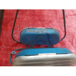 Pair of vintage Peugeot aluminium toolboxes for classic bicycle 1940s-50s