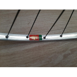 Roue arrière MAVIC MA 700c hub maillard 1986 VELO route CLINCHER 126mm rims D11
