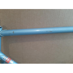 Lug detailing on the down tube of Gitane steel frame