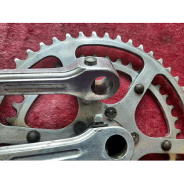 Pédalier MAXIPLUME SPÉCIALITÉS TA DURALUMIN CEGEDUR FORGÉ 40-50 170mm CHARREL randonneuse D10