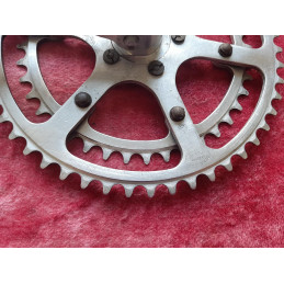 Pédalier MAXIPLUME SPÉCIALITÉS TA DURALUMIN CEGEDUR FORGÉ 40-50 170mm CHARREL randonneuse D10
