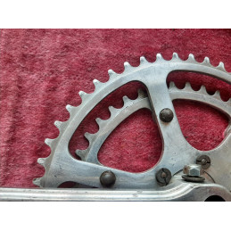 Pédalier MAXIPLUME SPÉCIALITÉS TA DURALUMIN CEGEDUR FORGÉ 40-50 170mm CHARREL randonneuse D10