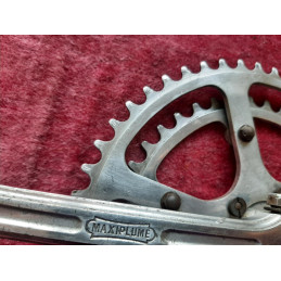 Pédalier MAXIPLUME SPÉCIALITÉS TA DURALUMIN CEGEDUR FORGÉ 40-50 170mm CHARREL randonneuse D10