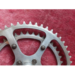 Pédalier MAXIPLUME SPÉCIALITÉS TA DURALUMIN CEGEDUR FORGÉ 40-50 170mm CHARREL randonneuse D10