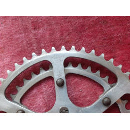 Pédalier MAXIPLUME SPÉCIALITÉS TA DURALUMIN CEGEDUR FORGÉ 40-50 170mm CHARREL randonneuse D10