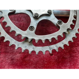 Pédalier MAXIPLUME SPÉCIALITÉS TA DURALUMIN CEGEDUR FORGÉ 40-50 170mm CHARREL randonneuse D10