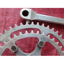 Pédalier MAXIPLUME SPÉCIALITÉS TA DURALUMIN CEGEDUR FORGÉ 40-50 170mm CHARREL randonneuse D10