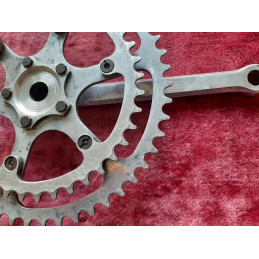 Pédalier MAXIPLUME SPÉCIALITÉS TA DURALUMIN CEGEDUR FORGÉ 40-50 170mm CHARREL randonneuse D10