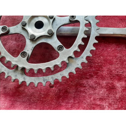Pédalier MAXIPLUME SPÉCIALITÉS TA DURALUMIN CEGEDUR FORGÉ 40-50 170mm CHARREL randonneuse D10