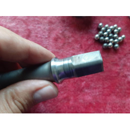 Boitier de pédalier STRONGLIGHT 35x100 Français 118mm ancien vélo D10