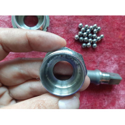 Boitier de pédalier STRONGLIGHT 35x100 Français 118mm ancien vélo D10