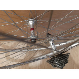 2 Roues 700c clincher Maillard HELICOMATIC NORMANDY COMPETI. Peugeot 126.6mm D12