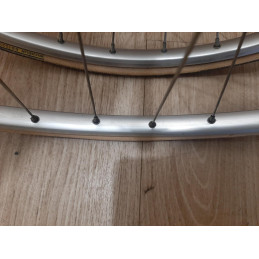2 Roues 700c clincher Maillard HELICOMATIC NORMANDY COMPETI. Peugeot 126.6mm D12