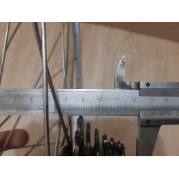 2 Roues 700c clincher Maillard HELICOMATIC NORMANDY COMPETI. Peugeot 126.6mm D12