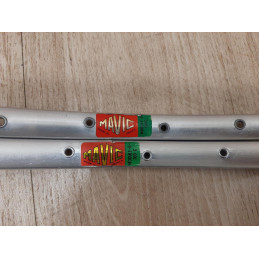 Jantes MAVIC MODULE E 700c vélo ancien CLINCHER rims 36/36S pneus D121