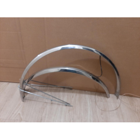 Vorderes und hinteres Stahl-Schutzblech 40mm für 700c Tourenrad