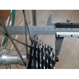 2 Roues MAVIC 190 FB HUB SHIMANO 7S 125.5mm vintage D12