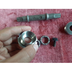 Boitier de pédalier STRONGLIGHT 35x100 Français 125mm ancien vélo D1