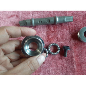 Boitier de pédalier STRONGLIGHT 35x100 Français 125mm ancien vélo D1