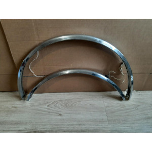 Guarda-lamas vintage de 40mm para bicicleta de turismo 700 - Vista lateral traseira