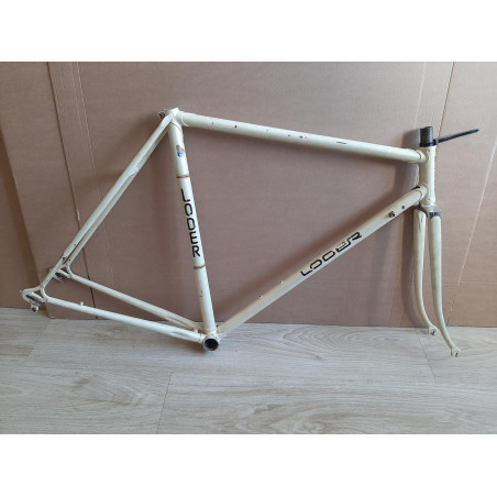 Cadre velo LODER 3140g 55×55cm 126mm 36X24/1"X24 vintage bike éroica
