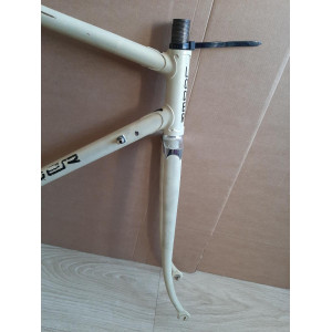 Cadre velo LODER 3140g 55×55cm 126mm 36X24/1"X24 vintage bike éroica