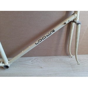 Cadre velo LODER 3140g 55×55cm 126mm 36X24/1"X24 vintage bike éroica