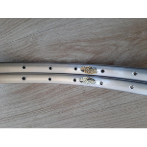 Pair of RIGIDA 700c Touring Bicycle Clincher Rims 36H 36/36S