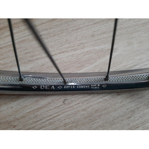 2 Roues DEA ACIER 650B clincher rims hub NEW STAR randonneuse PEUGEOT 123mm