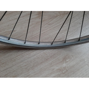 2 Roues DEA ACIER 650B clincher rims hub NEW STAR randonneuse PEUGEOT 123mm