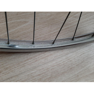 2 Roues DEA ACIER 650B clincher rims hub NEW STAR randonneuse PEUGEOT 123mm