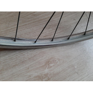 2 Roues DEA ACIER 650B clincher rims hub NEW STAR randonneuse PEUGEOT 123mm