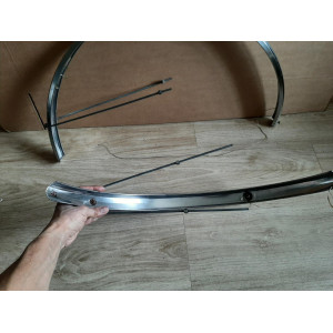 STEEL Mudguard 43mm for 700 touring vintage bike in good condition GB17