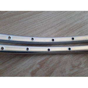 Pair of AVA 700c tubular rims for road bike, 36/36H, rare, circa 1960