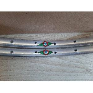 Jantes RECORD 700c Tubular rims 36S jantes a  boyau vintage bike JA8