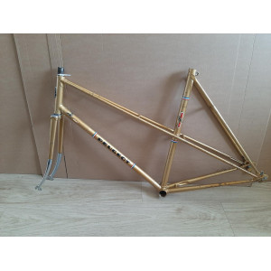 Cadre velo PEUGEOT PK65 randonneuse Reynolds 531 700 1978 lady 57cm 3400g 121,6mm BSFF