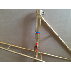 Cadre velo PEUGEOT PK65 randonneuse Reynolds 531 700 1978 lady 57cm 3400g 121,6mm BSFF