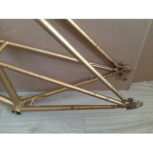 Cadre velo PEUGEOT PK65 randonneuse Reynolds 531 700 1978 lady 57cm 3400g 121,6mm BSFF