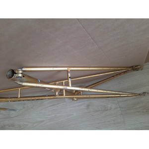 Cadre velo PEUGEOT PK65 randonneuse Reynolds 531 700 1978 lady 57cm 3400g 121,6mm BSFF