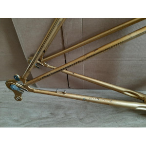 Cadre velo PEUGEOT PK65 randonneuse Reynolds 531 700 1978 lady 57cm 3400g 121,6mm BSFF