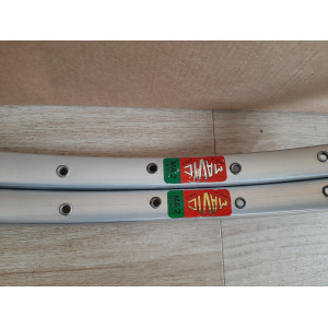 2 Jantes MAVIC MA2 ARGENT 700c clincher rims 36S jantes à pneus JA16