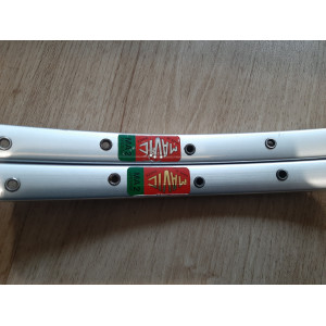 2 Jantes MAVIC MA2 ARGENT 700c clincher rims 36S jantes à pneus JA16
