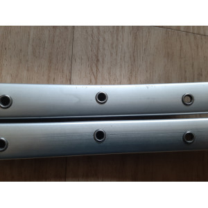 2 Jantes MAVIC MA2 ARGENT 700c clincher rims 36S jantes à pneus JA16