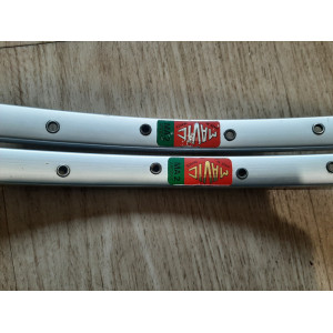 2 Jantes MAVIC MA2 ARGENT 700c clincher rims 36S jantes à pneus JA16