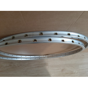 2 Jantes MAVIC MA2 ARGENT 700c clincher rims 36S jantes à pneus JA16