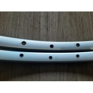 2 Jantes MAVIC MA2 ARGENT 700c clincher rims 36S jantes à pneus JA15