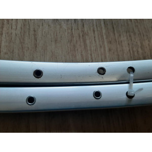 2 Jantes MAVIC MA2 ARGENT 700c clincher rims 36S jantes à pneus JA15