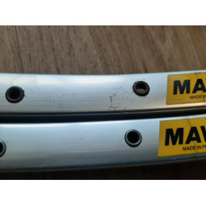 2 Jantes MAVIC MA2 ARGENT 700c clincher rims 36S jantes à pneus JA15
