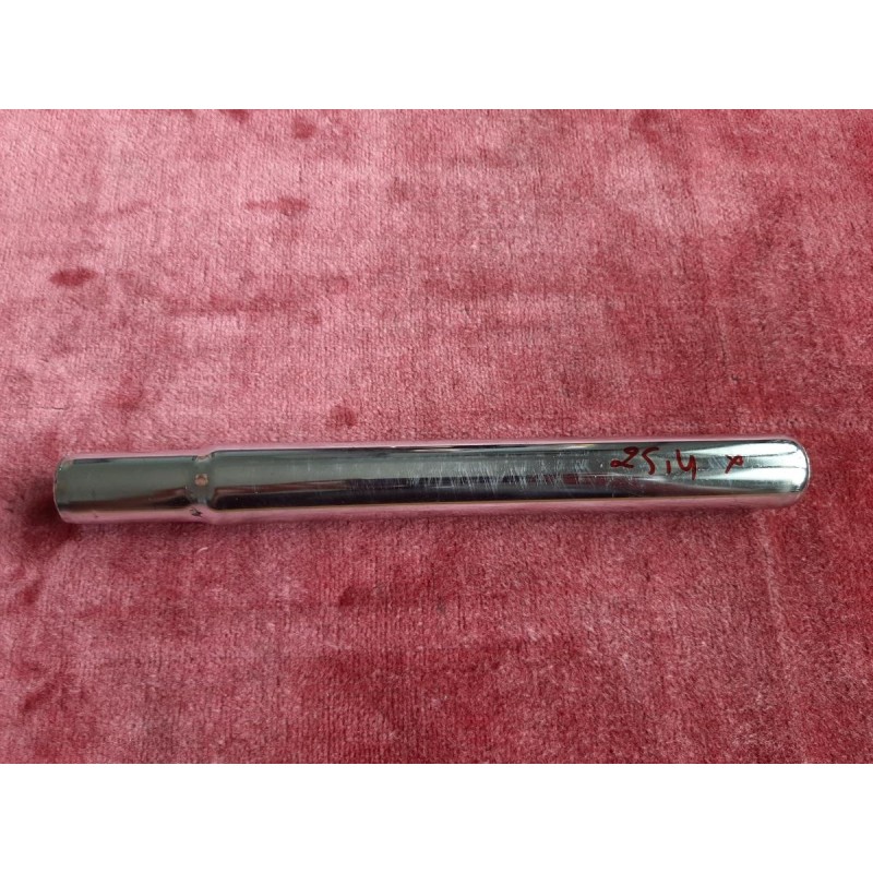Vintage chrome steel seatpost 25.4 mm Eroica TS7